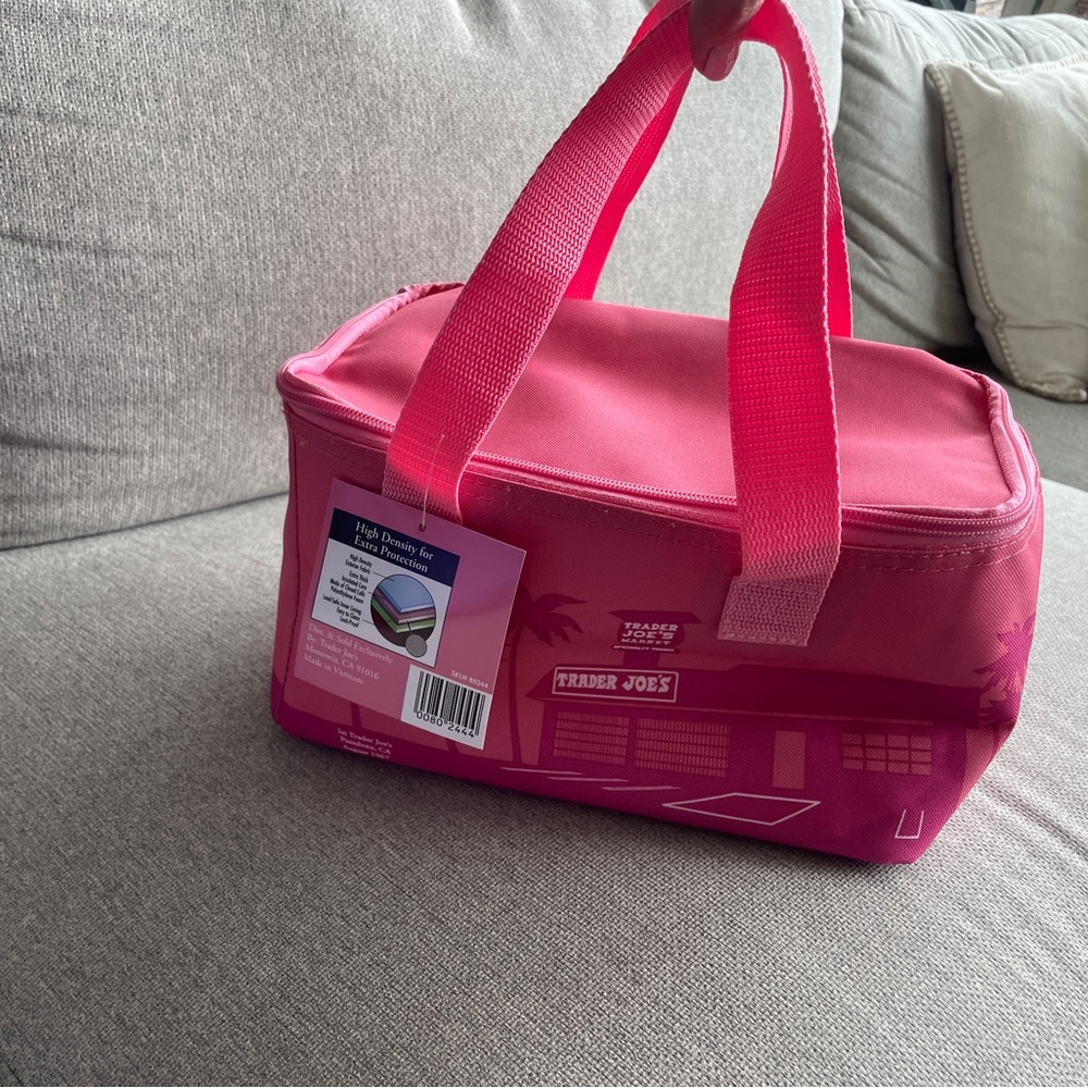 Trader Joe’s Pink Insulated Lunch Bag